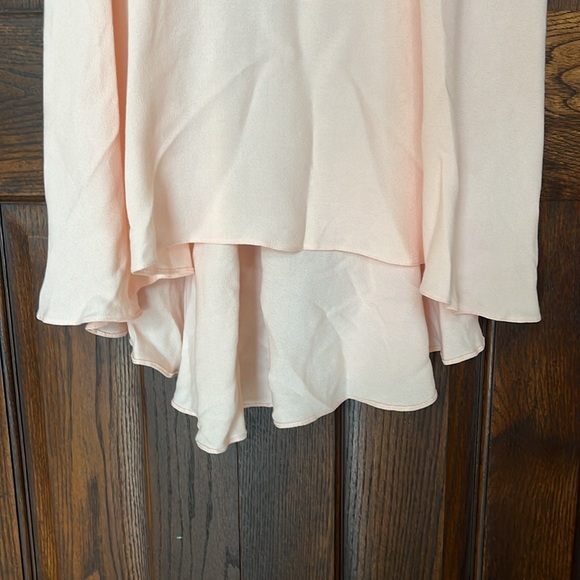 Maje Blush Pink Ruffle Dress Size 3 - Picture 6 of 6